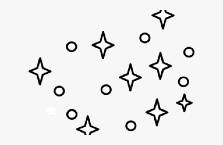 Transparent Star Line Png - Transparent Background White Stars Clipart, Png Download, Free Download