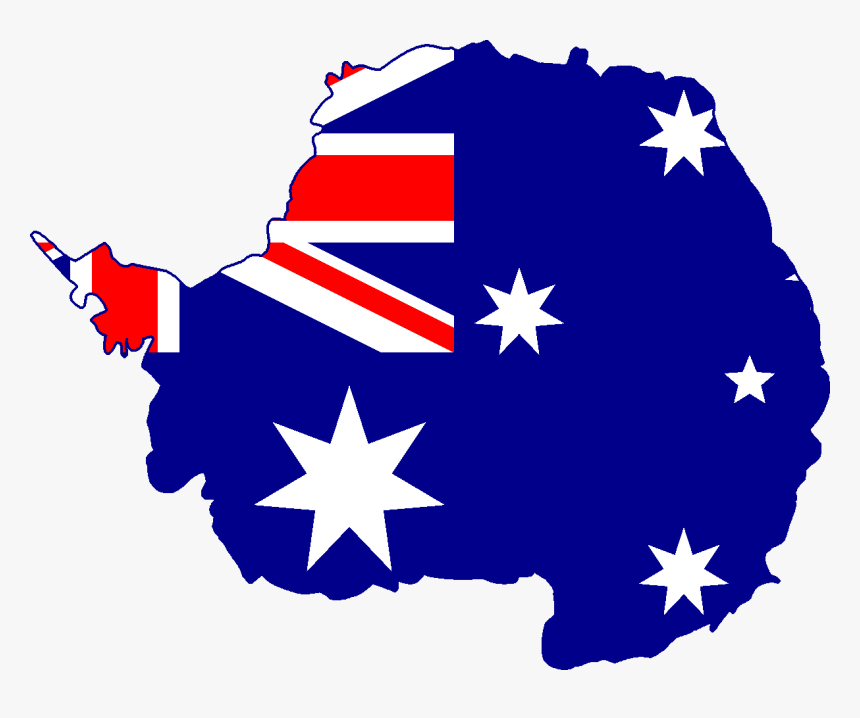 Flag Map Of Antarctica - Australia Flag Circle Icon, HD Png Download, Free Download