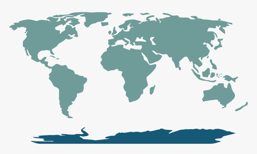 Map Of Antarctica - World Map Continents Png, Transparent Png, Free Download