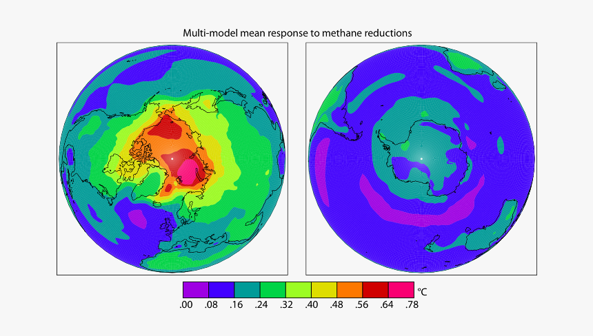 Methane Model - Continent Of Antarctica Climate, HD Png Download, Free Download