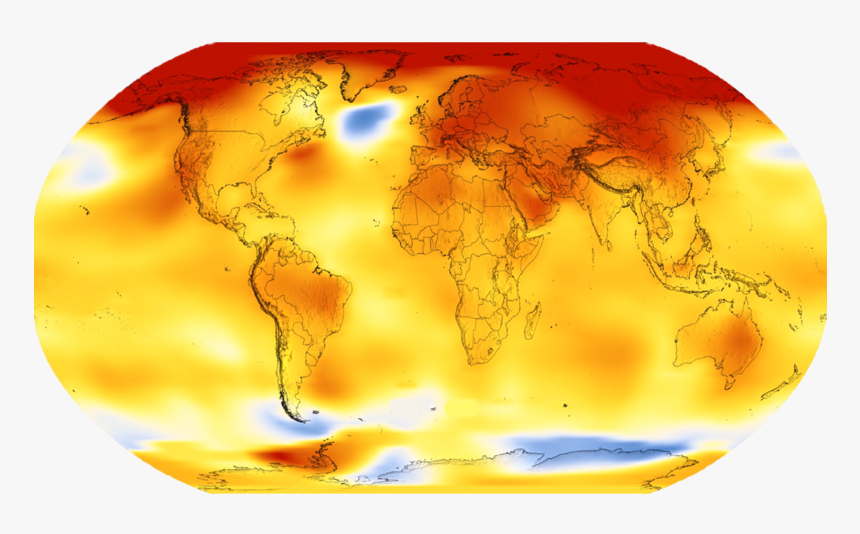 Can Climate Change Be Made Simple Enough To Solve - Temperature Change In The Last 50 Years, HD Png Download, Free Download