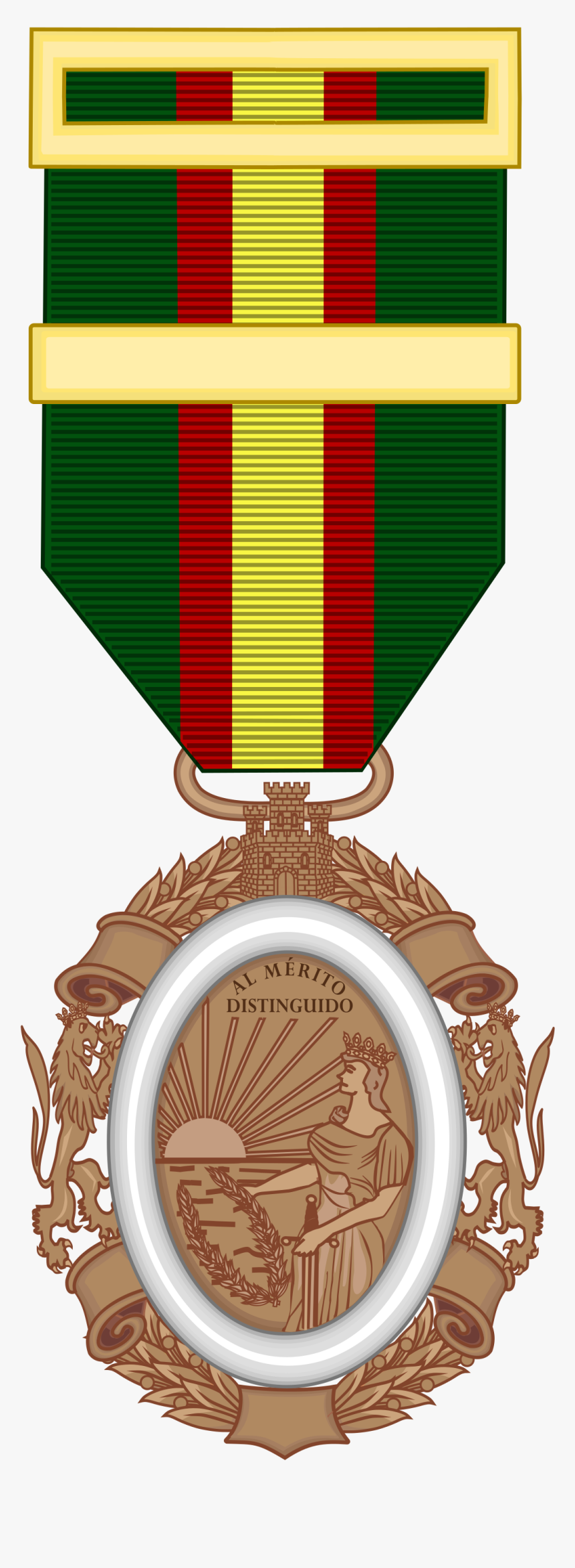 Laurel Clipart Gold Silver Bronze - Medalla Del Ejercito, HD Png Download, Free Download