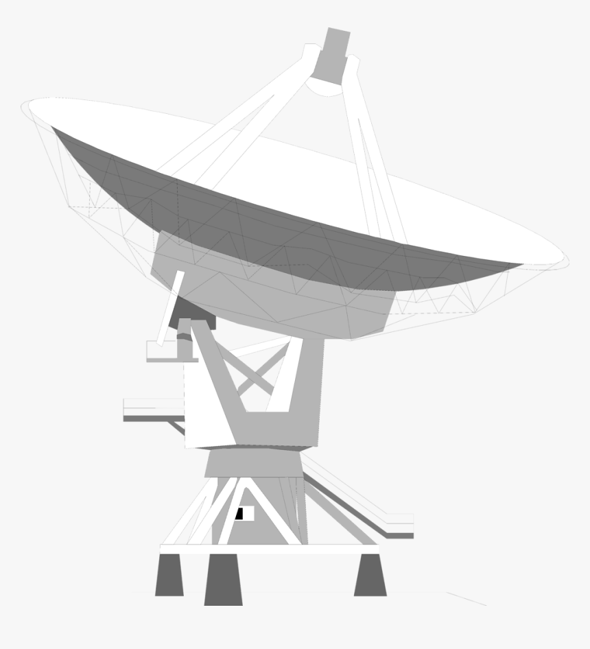Dishes Clipart Antina - Satellite Dish No Background, HD Png Download, Free Download