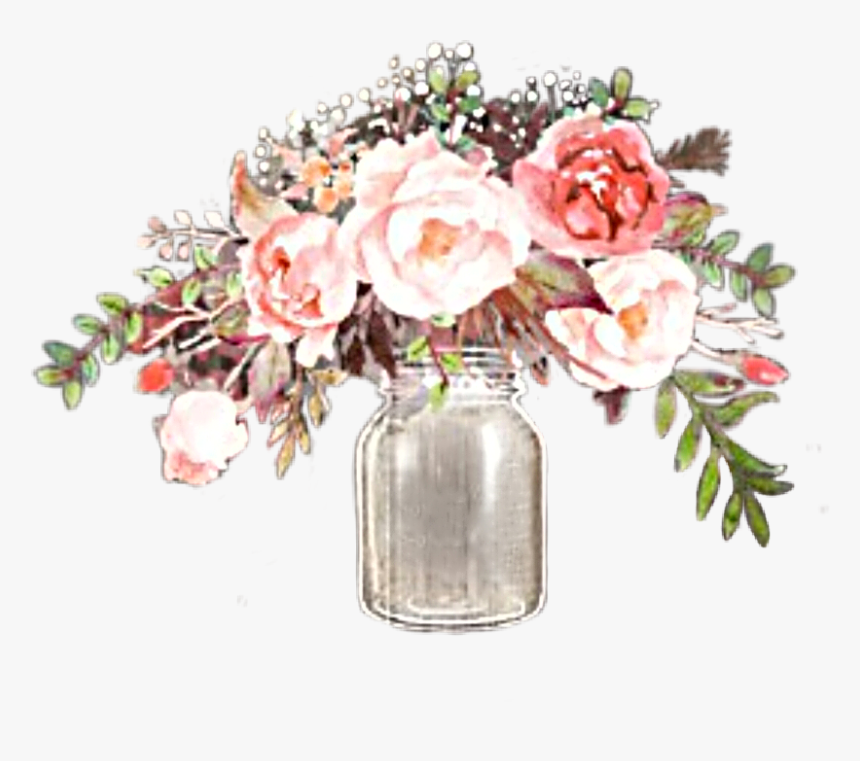 #watercolor #flowers #floral #bouquet #arrangement - Flower Bouquet, HD Png Download, Free Download