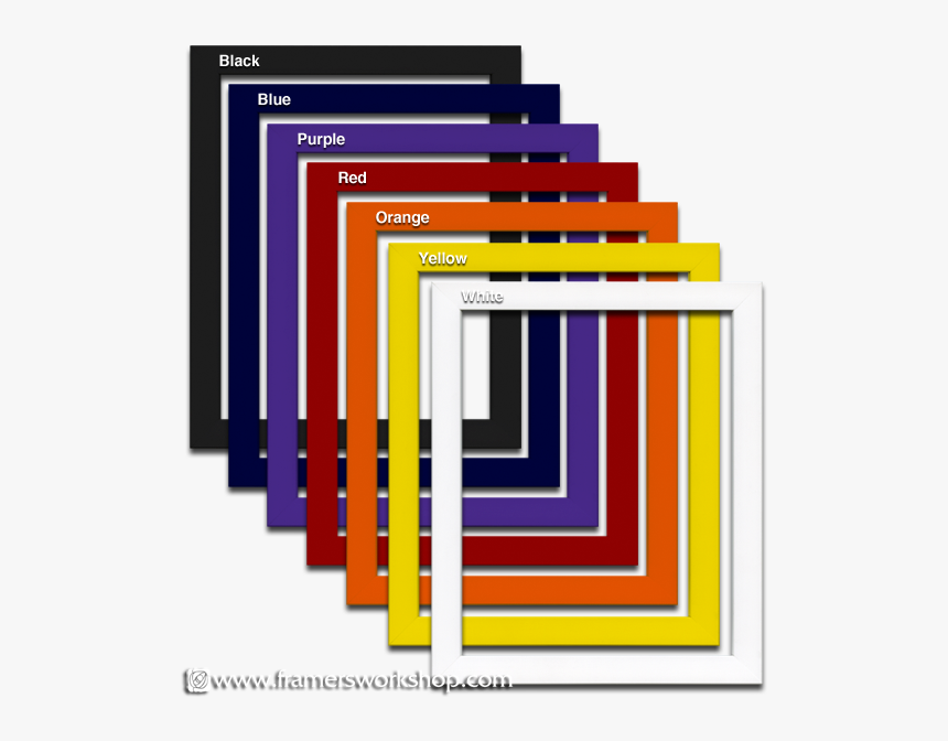Multiple Color Frame Choices - 8 X 10 Colored Picture Frames, HD Png Download, Free Download