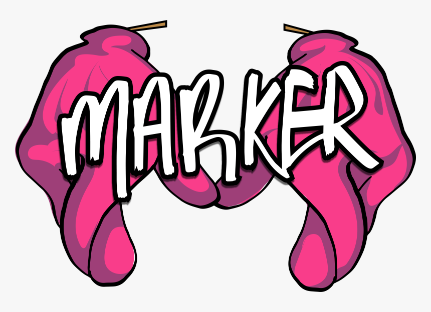 Marker Clipart Magenta, HD Png Download, Free Download