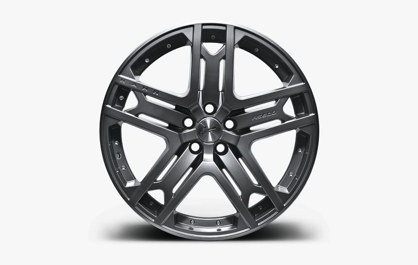 Rs 600 Alloy Wheel By Kahn Design - Black Alloy Wheels Png, Transparent Png, Free Download