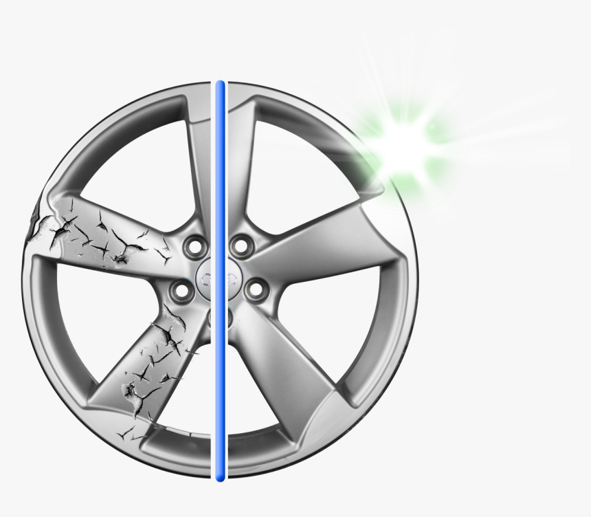 Alloy Wheels Refurb Repair Diamond Cut Huddersfield - Rim, HD Png Download, Free Download
