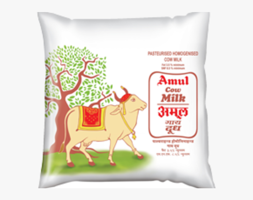 Small Pouches Drive Growth In India Along With Waste - Amul Cow Milk Price, HD Png Download, Free Download