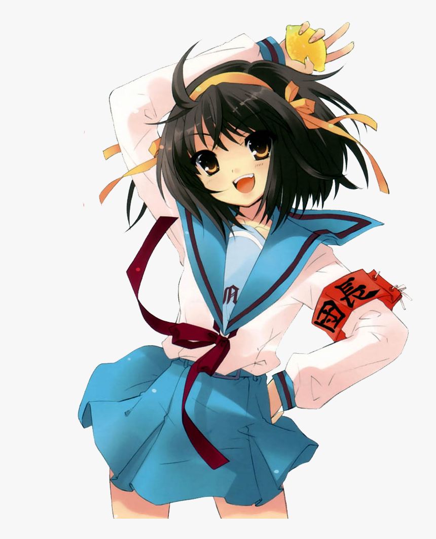 Haruhi Suzumiya Render 13 By Frostgrave-d3d2492 - Haruhi Suzumiya Fan Art, HD Png Download, Free Download