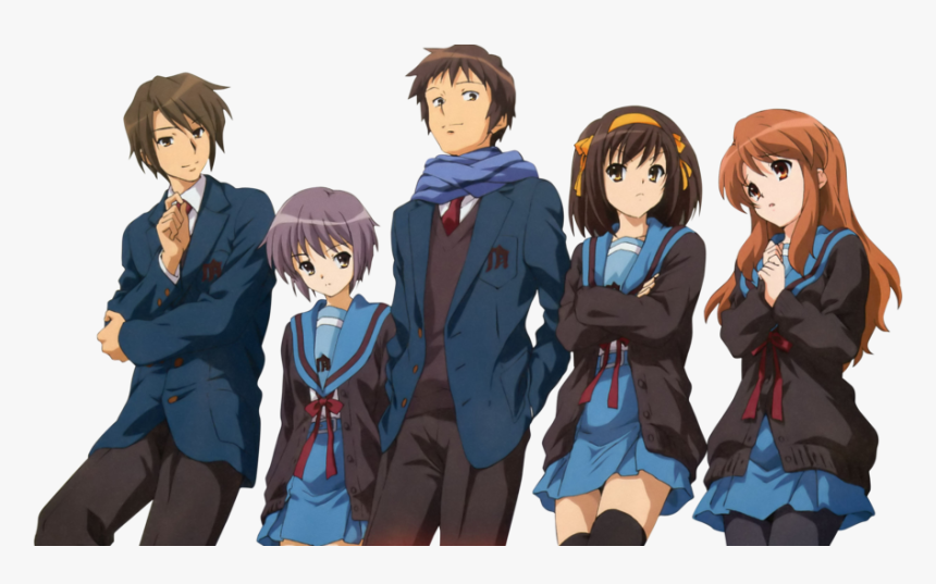 Melancholy Of Haruhi Suzumiya Png - Melancholy Of Haruhi Suzumiya 2010, Transparent Png, Free Download