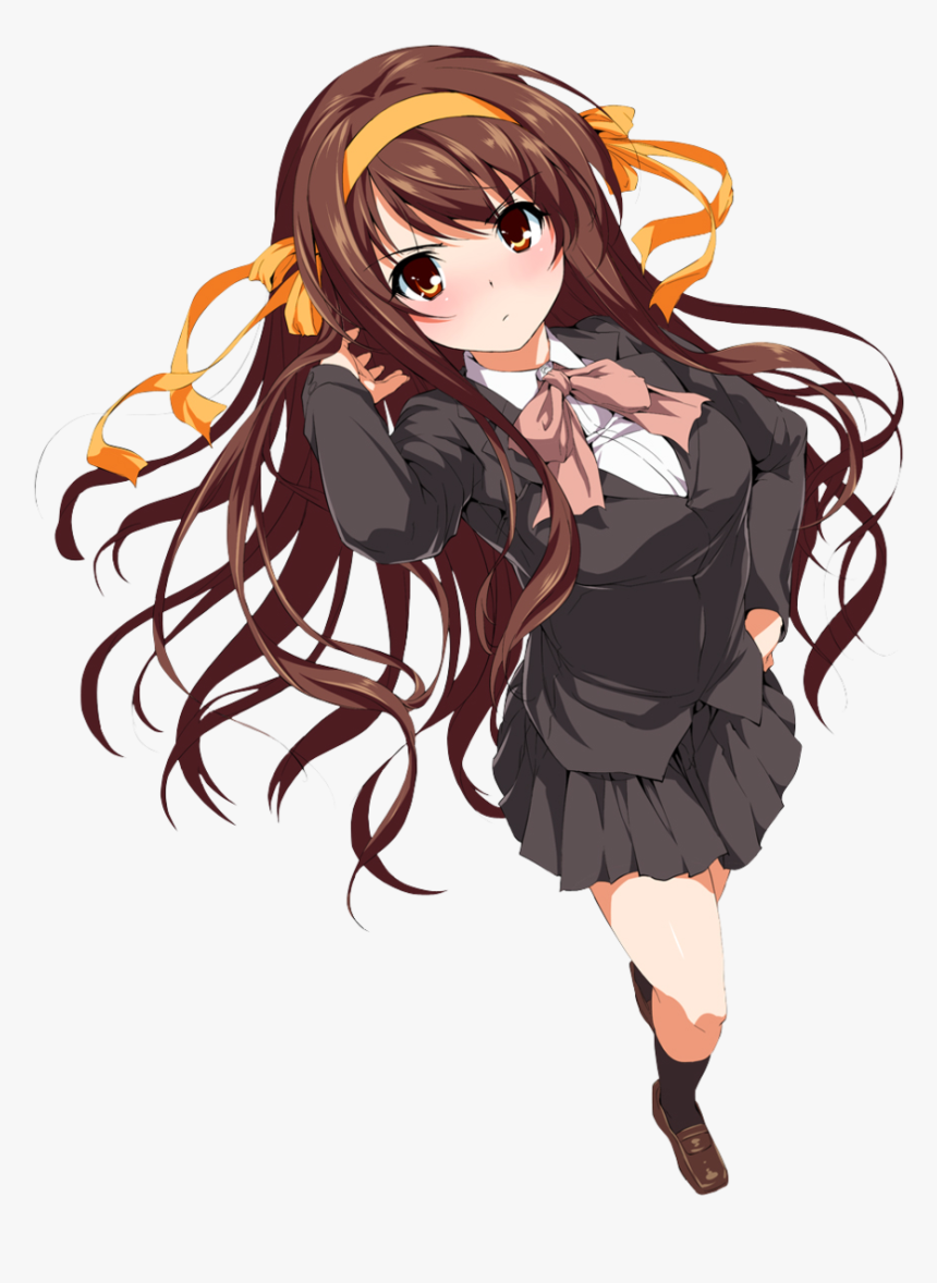 Haruhi Suzumiya Long Hair, HD Png Download, Free Download