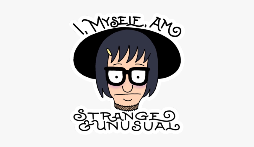 Beetlejuice Bob"s Burgers Sticker Pack - Bob's Burger Louise Sticker, HD Png Download, Free Download