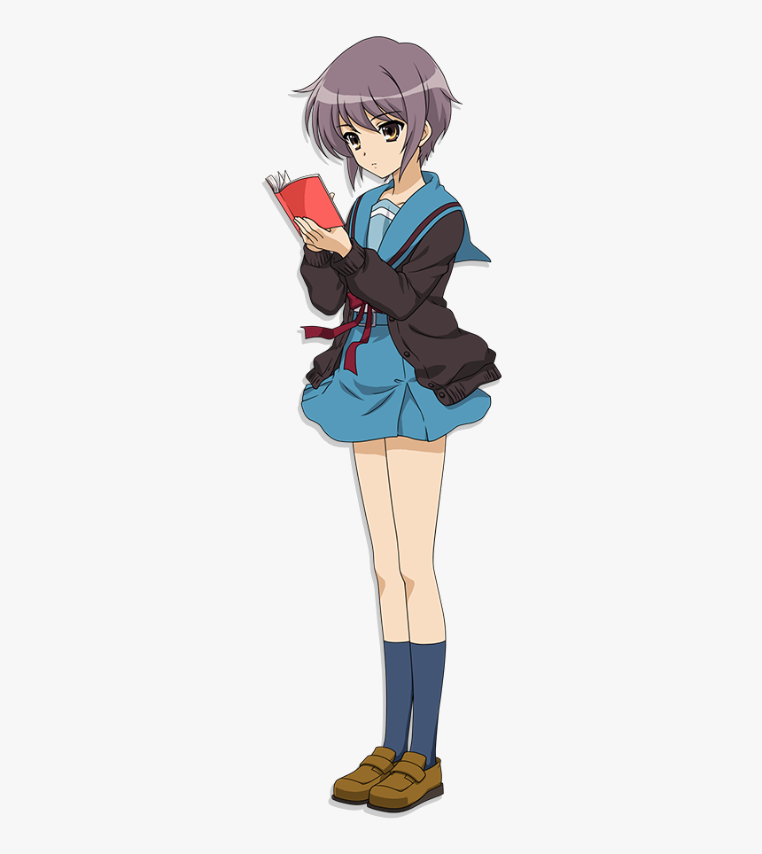 Haruhi Suzumiya Wiki - Yuki Nagato Full Body, HD Png Download, Free Download