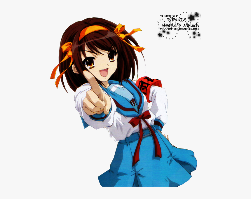 Haruhi Suzumiya X Mikuru Asahina , Png Download - Suzumiya Haruhi Transparent, Png Download, Free Download