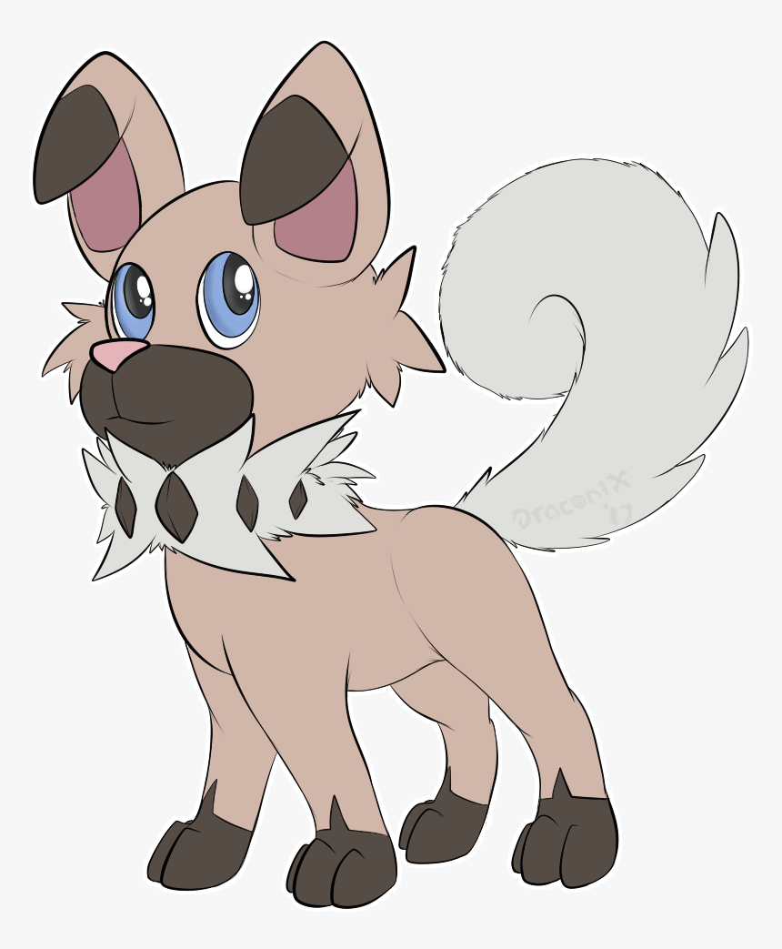 Rockruff - Cartoon, HD Png Download, Free Download