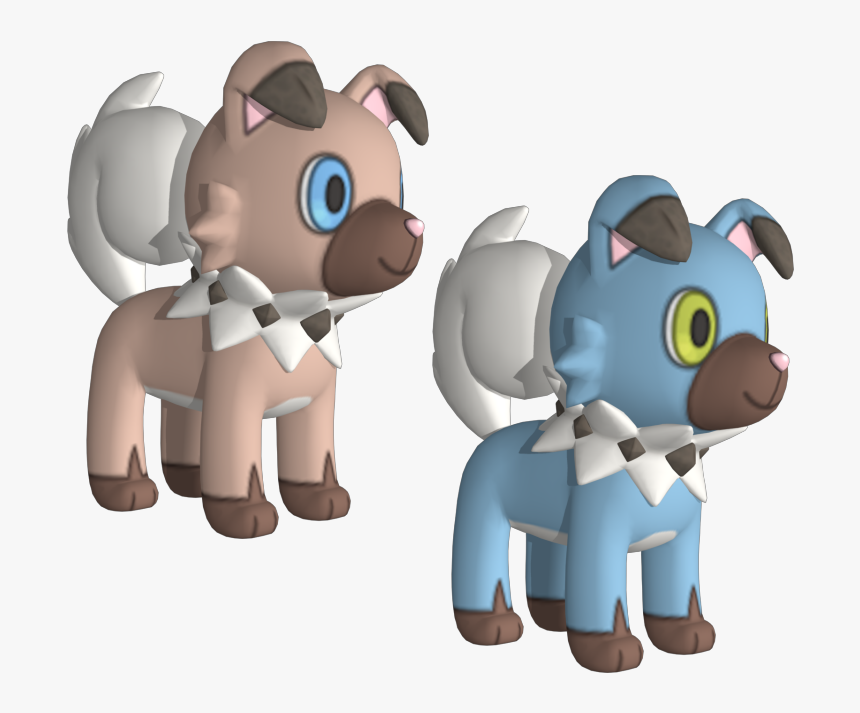 Download Zip Archive - Pokemon Rockruff 3d Model, HD Png Download, Free Download