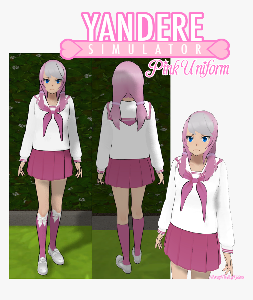 Transparent Yandere Chan Png - Yandere Simulator Uniform Skins, Png Download, Free Download