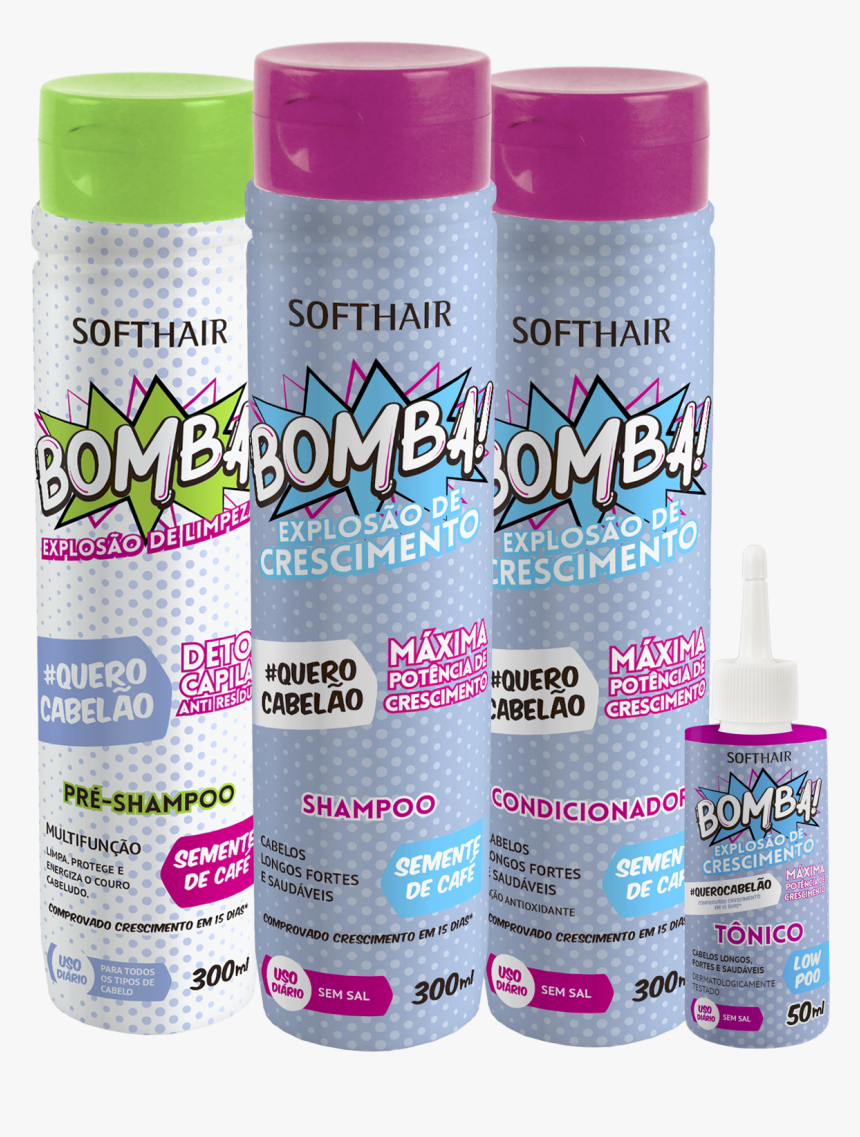 Shampoo Bomba Soft Hair, HD Png Download, Free Download