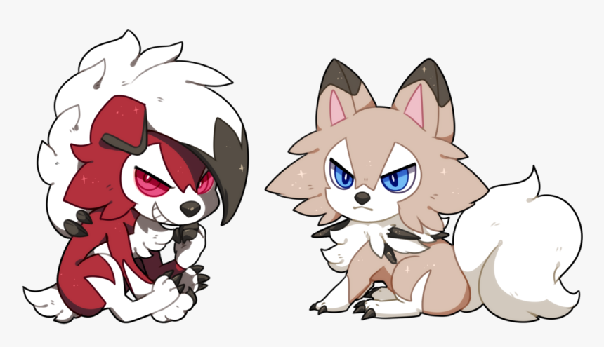 Lycanroc Midnight Form Cute, HD Png Download, Free Download