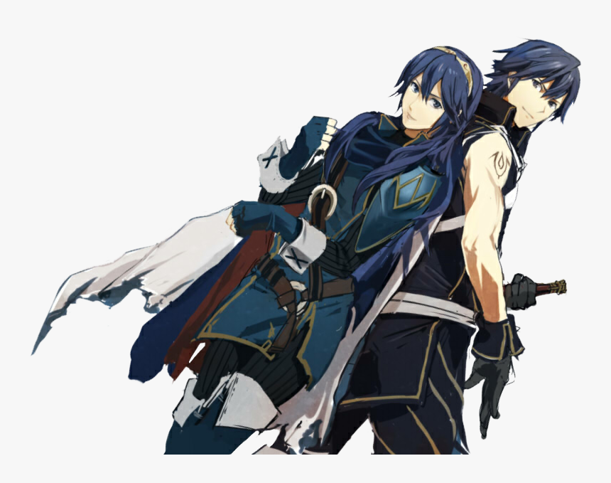 #chrom #lucina - Fire Emblem Awakening Chrom And Lucina, HD Png Download, Free Download