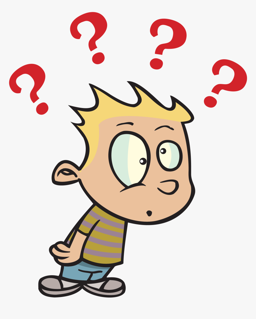 Kids Lost Where Am I Going Clipart Clipart Image - Don T Understand Clipart, HD Png Download, Free Download