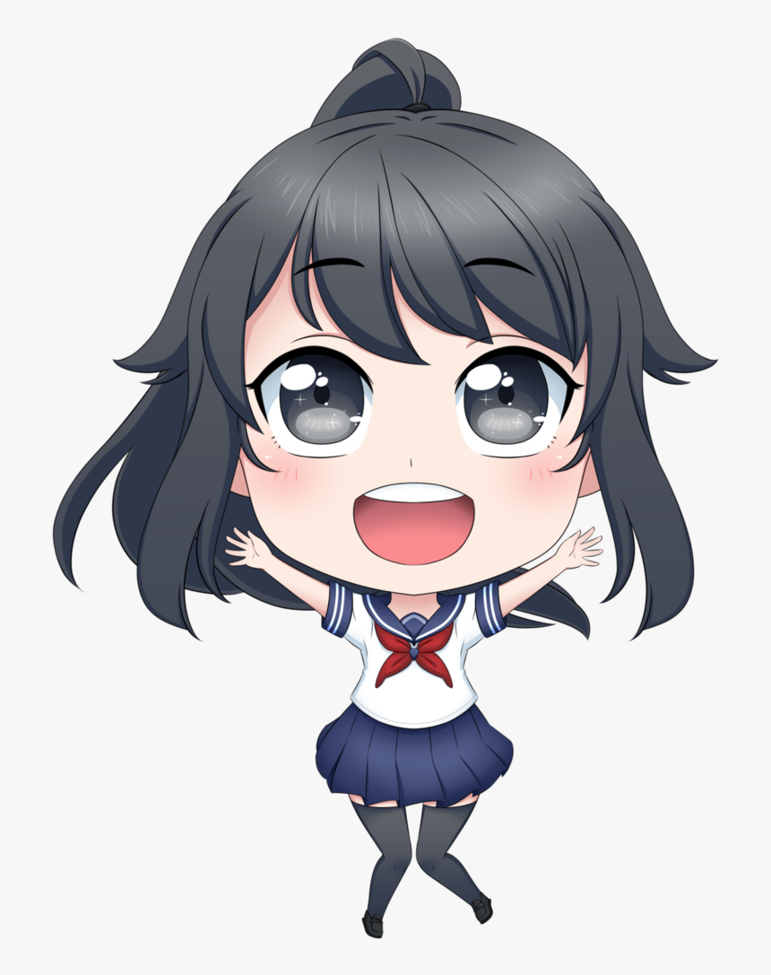 Ayano Aishi - Yandere Simulator Ayano Chibi, HD Png Download, Free Download