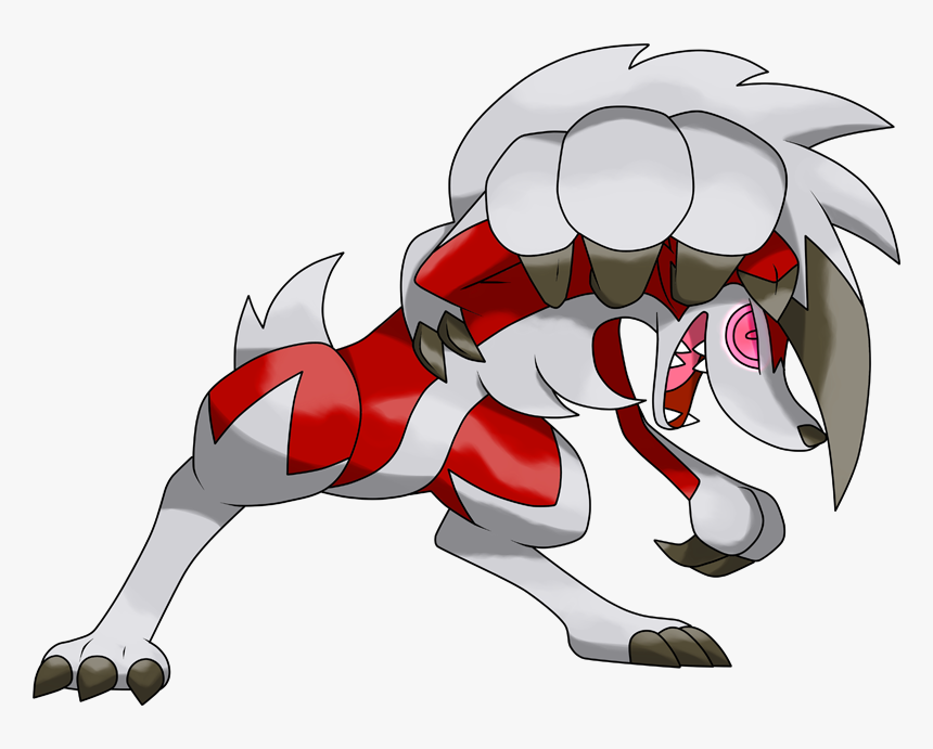 Pokemon Lycanroc Night Form, HD Png Download, Free Download