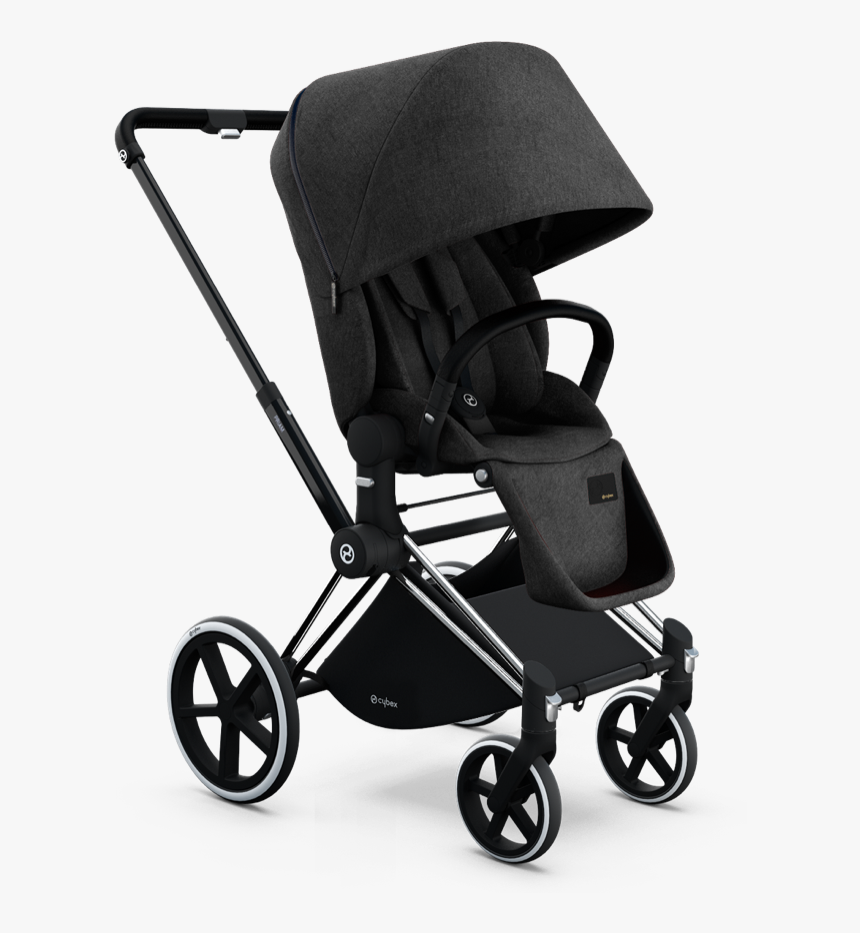 Black Pram Baby Png Image - Cybex Priam 2 En 1, Transparent Png, Free Download