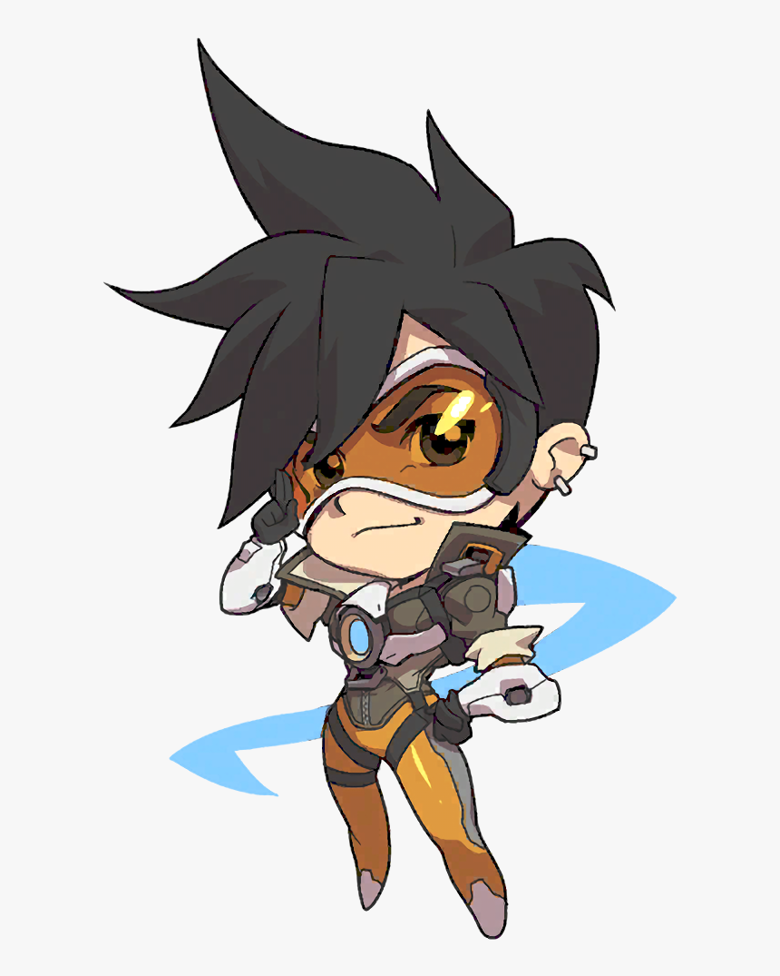 Genji Transparent Cute Spray - Overwatch Chibi Tracer, HD Png Download, Free Download