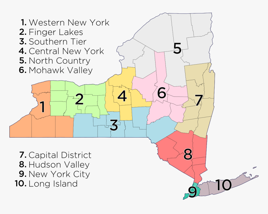 Regions Of New York, HD Png Download, Free Download