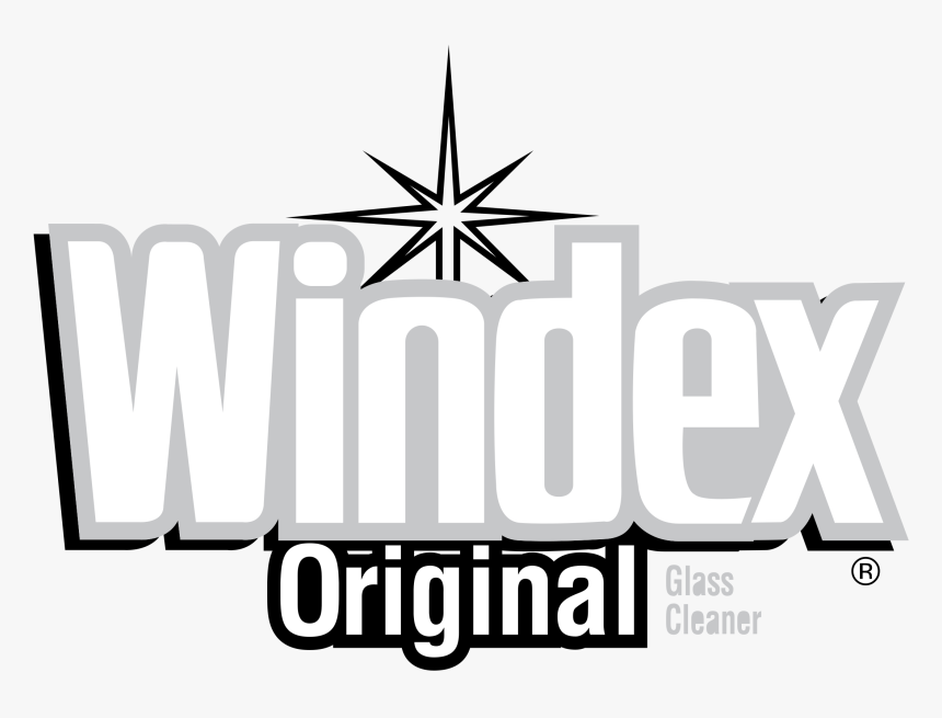 Windex Logo Black And White, HD Png Download, Free Download