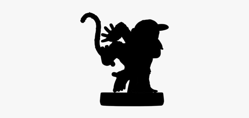 Transparent Diddy Kong Amiibo Figure Png Image - Statue, Png Download, Free Download