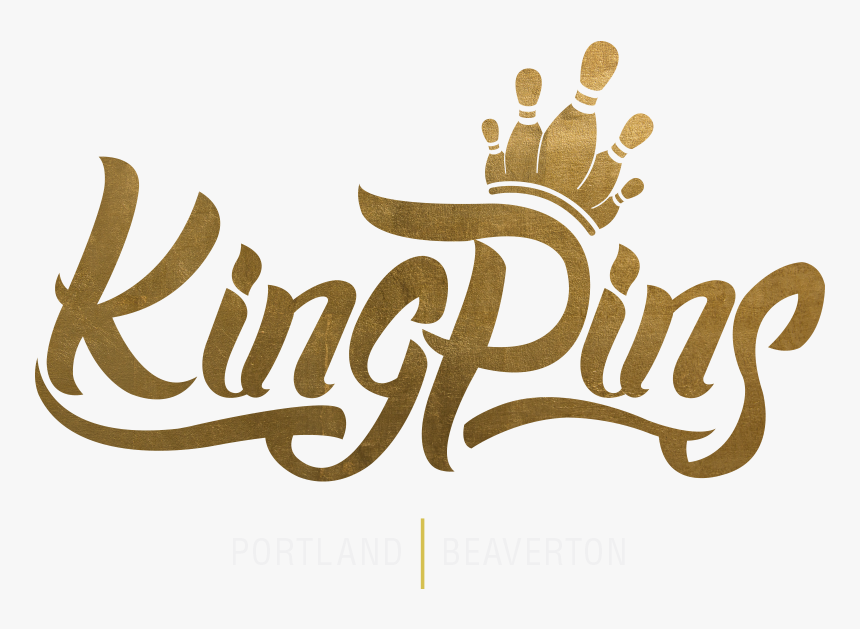 Kingpins Logo Gold - Calligraphy, HD Png Download, Free Download