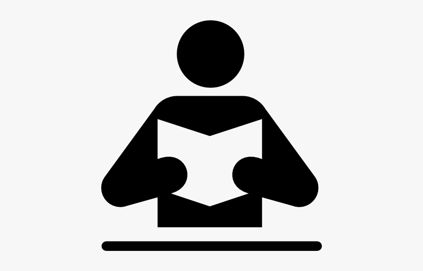 Person Reading Book Icon, HD Png Download, Free Download