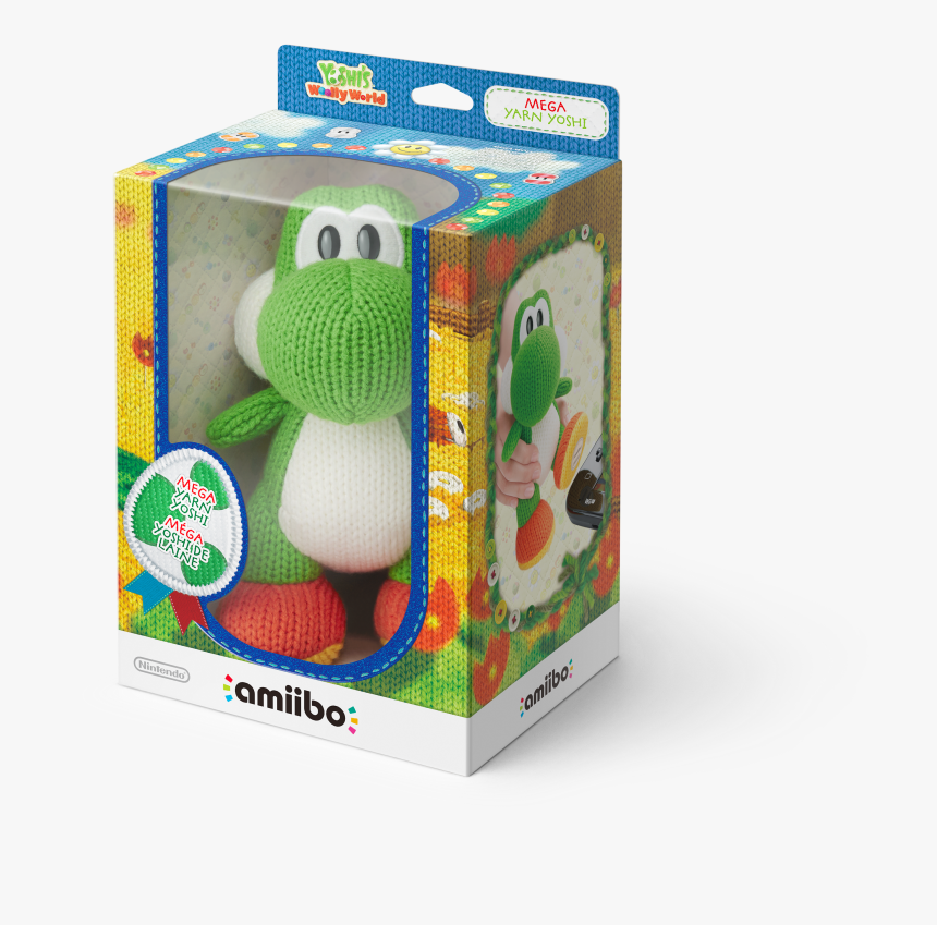 Mega Yarn Yoshi Amiibo - Amiibo Yoshi, HD Png Download, Free Download