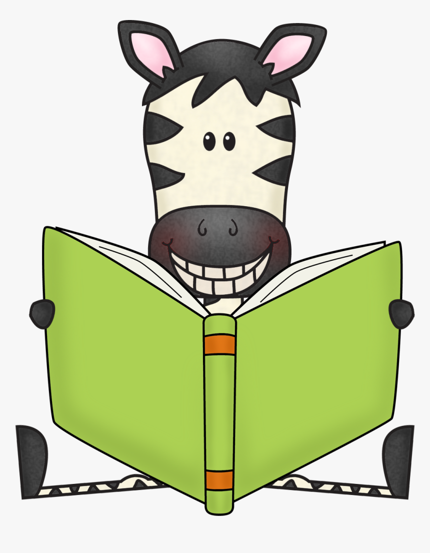 Collection Of Fun - Zebra Reading A Book, HD Png Download, Free Download