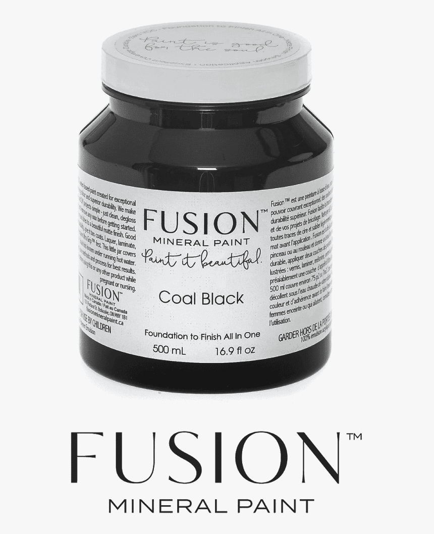 Coal Black Fusion Mineral Paint, HD Png Download, Free Download