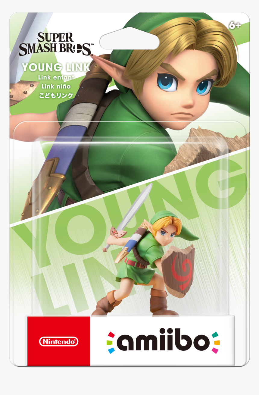 Super Smash Bros Ultimate Amiibo Image - Young Link Smash Amiibo, HD Png Download, Free Download