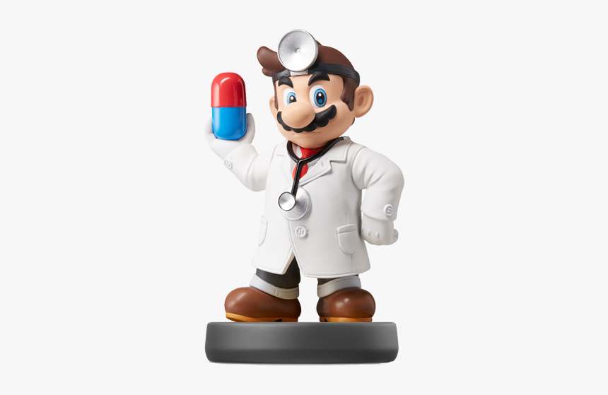 Super Smash Bros - Super Smash Bros Dr Mario Amiibo, HD Png Download, Free Download