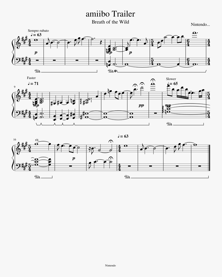 We Bare Bears Theme Song Piano Sheet Music, HD Png Download, Free Download