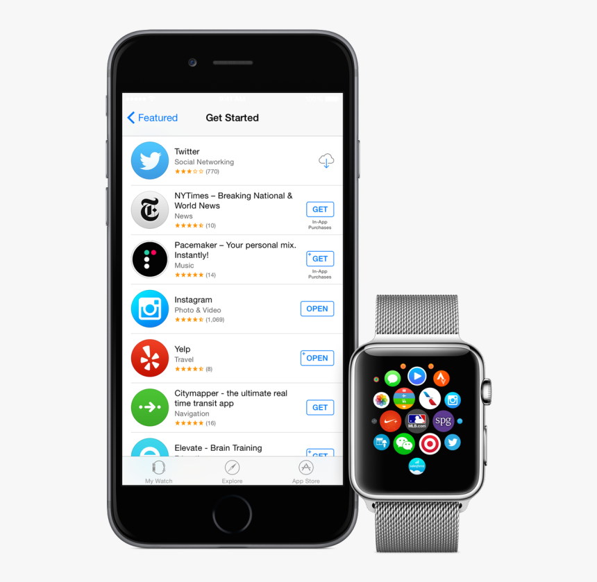 Apple Watch App Store Launch - Apple Watch 4 App Store, HD Png Download, Free Download