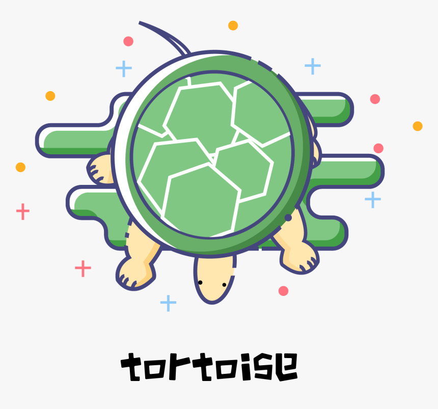 Turtle Animal Cute Reptile Png And Vector Image - Минималистичные Животные, Transparent Png, Free Download