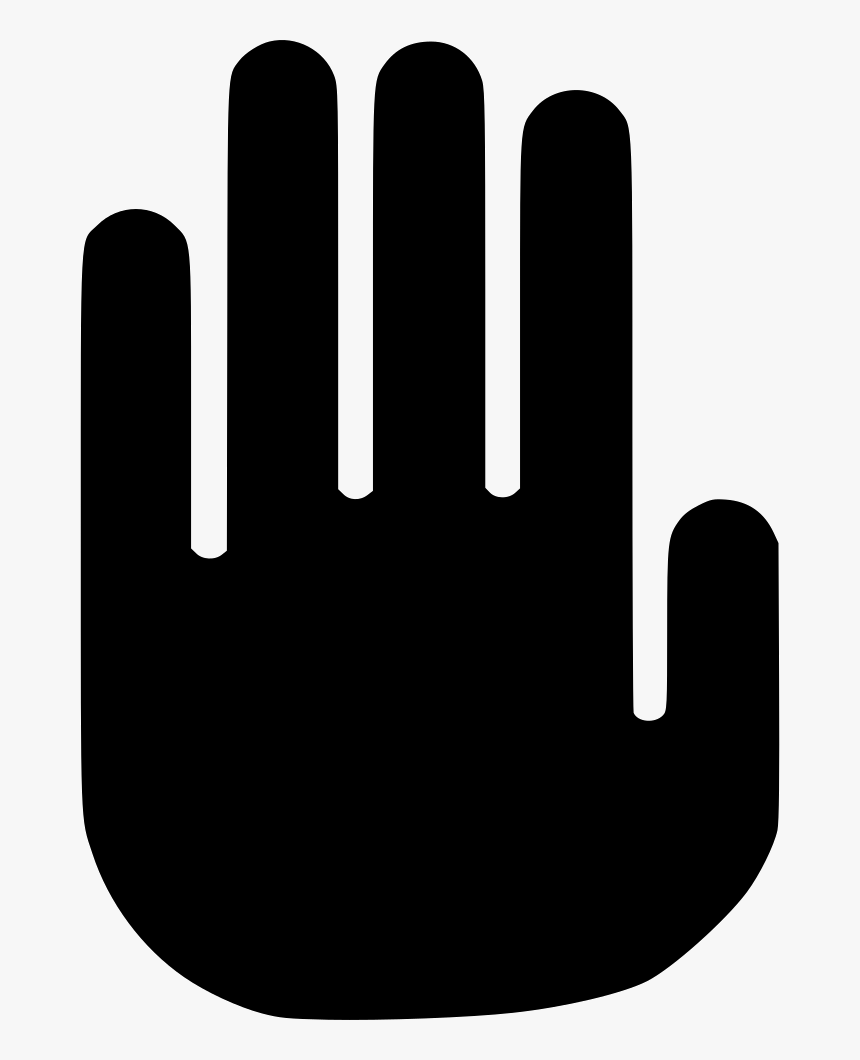 Png File Svg - Stop Hand Icon Png, Transparent Png, Free Download