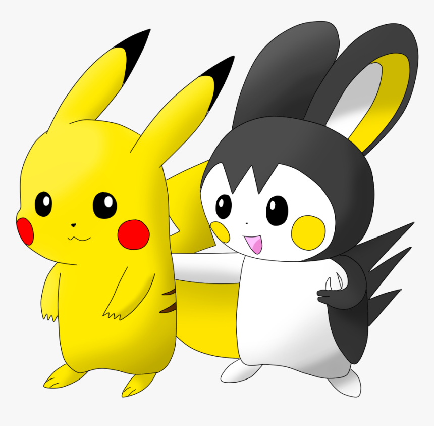 Emolga And Pikachu - Pikachu And Emolga, HD Png Download, Free Download