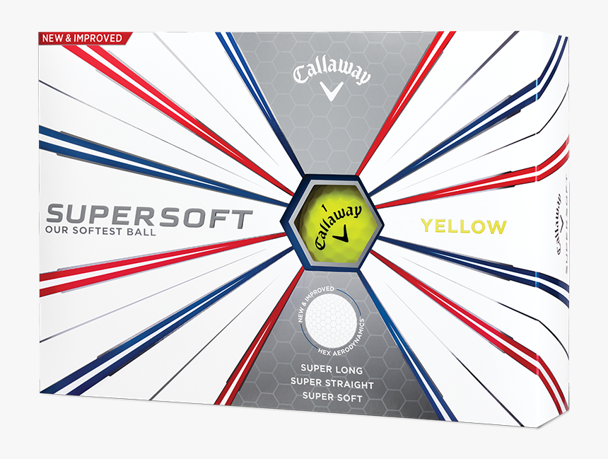 Callaway Supersoft Yellow Golf Balls - 2019 Supersoft Golf Ball, HD Png Download, Free Download