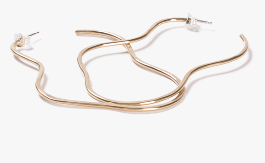 Ripple Hoop Earrings - Cable, HD Png Download, Free Download