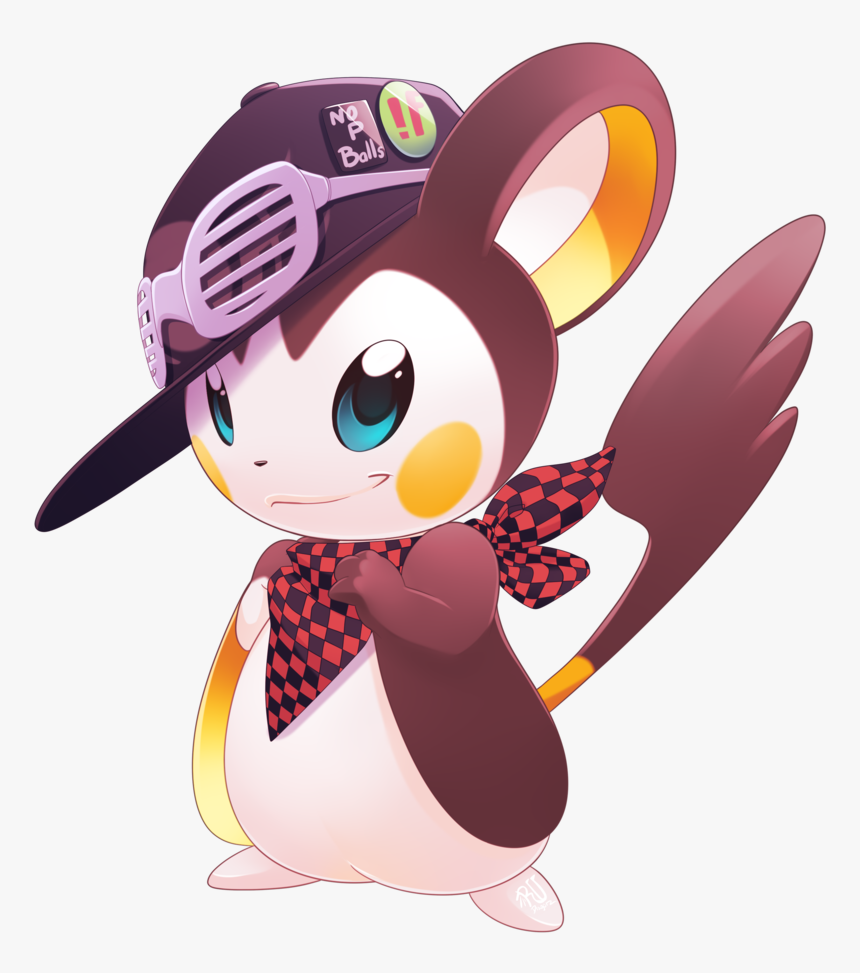 #pokemon #emolga #punk #freetoedit - Emolga Adorable, HD Png Download, Free Download