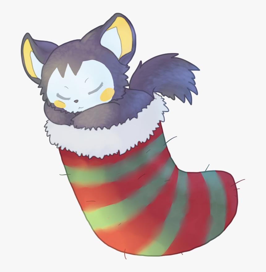 #pokemon #emolga #christmas #stocking #freetoedit - Pokemon Christmas Gifts, HD Png Download, Free Download