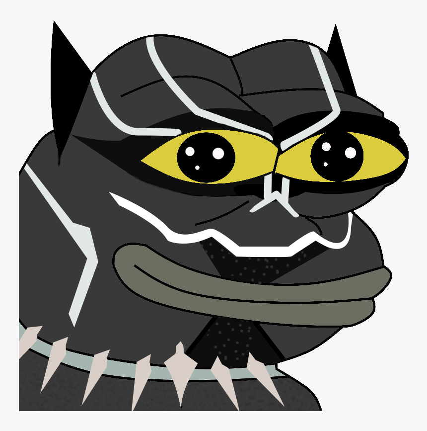 Black Panther Pepe The Frog, HD Png Download, Free Download